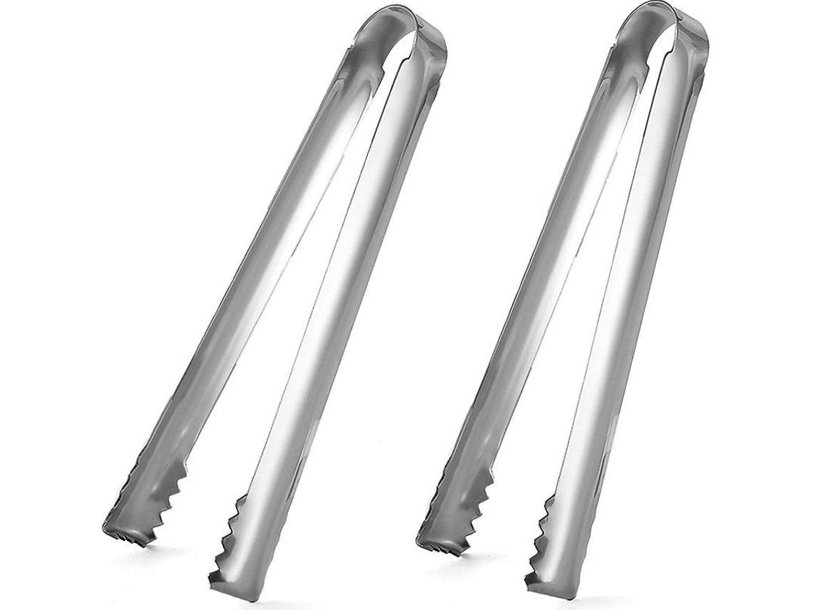 Picahielos Linjou, 2 unidades de acero inoxidable de 16 cm con dientes afilados para un fácil manejo.