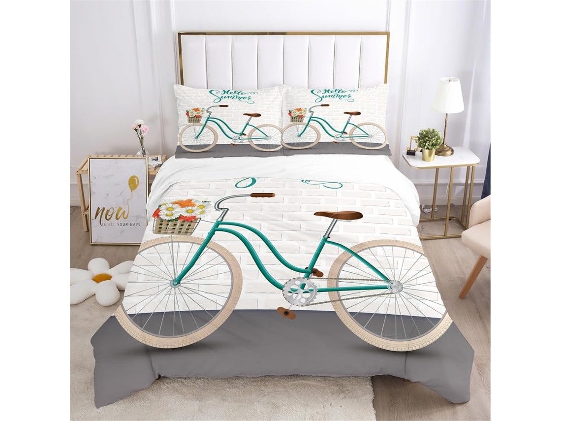 Juego Ropa Cama Niños Adolescentes Estampado Funda Nórdica Almohada Material Microfibra Color Juego 220x240 Cm