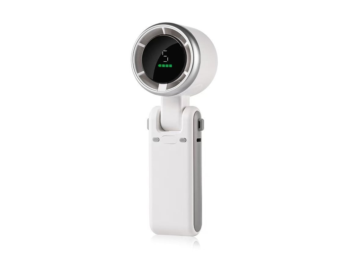 Cortador de cuello miniatura de alta velocidad con pantalla digital y función de carga USB - Blanco