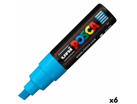 Rotulador POSCA Pc-8K Turquesa 6 Unidades