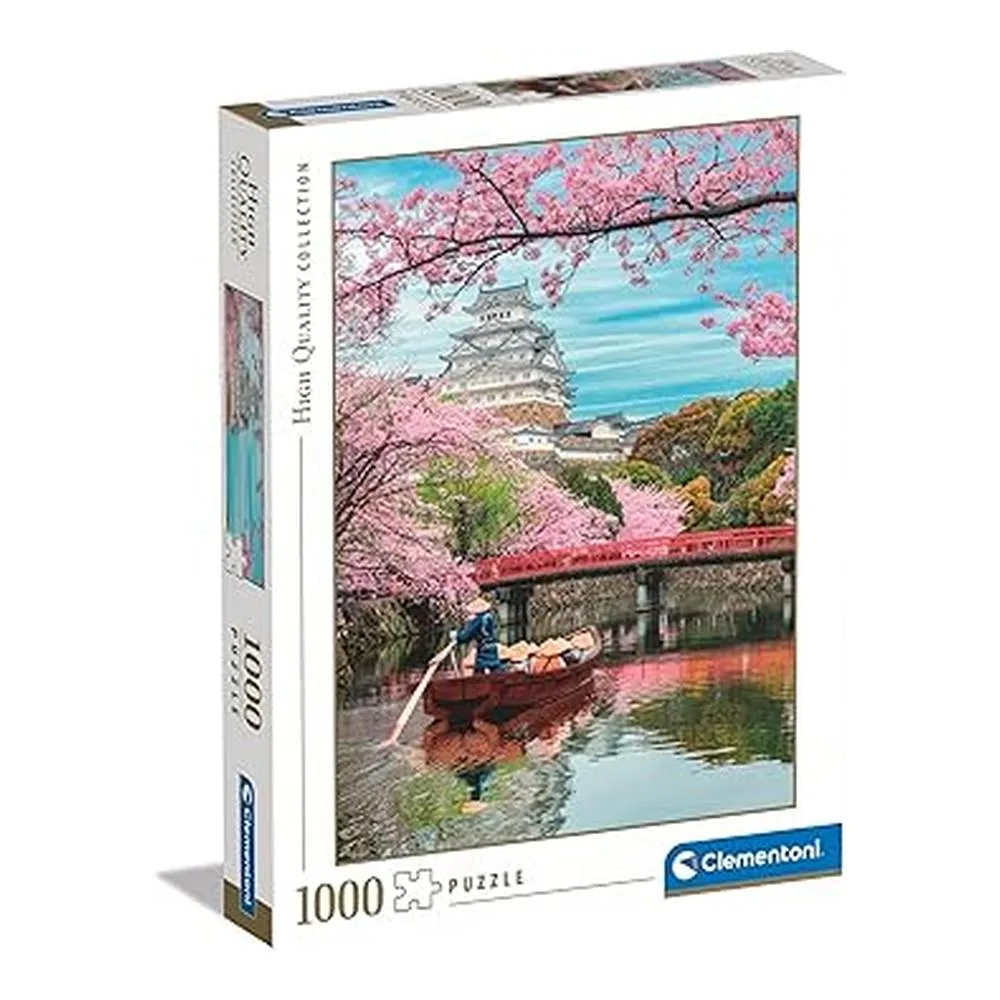 Rompecabezas del Castillo de Himeji en Primavera (1000 piezas) Colección Clementoni (39819.5) Clementonip25