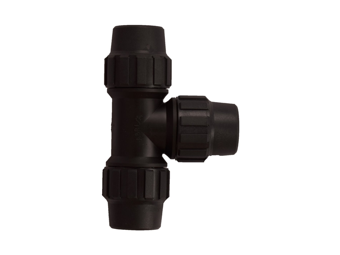 Te 3 Bocas Iguales De Polietileno Para Tubería De Riego Por Goteo - Varias Medidas Pack 5 Uds 63mm
