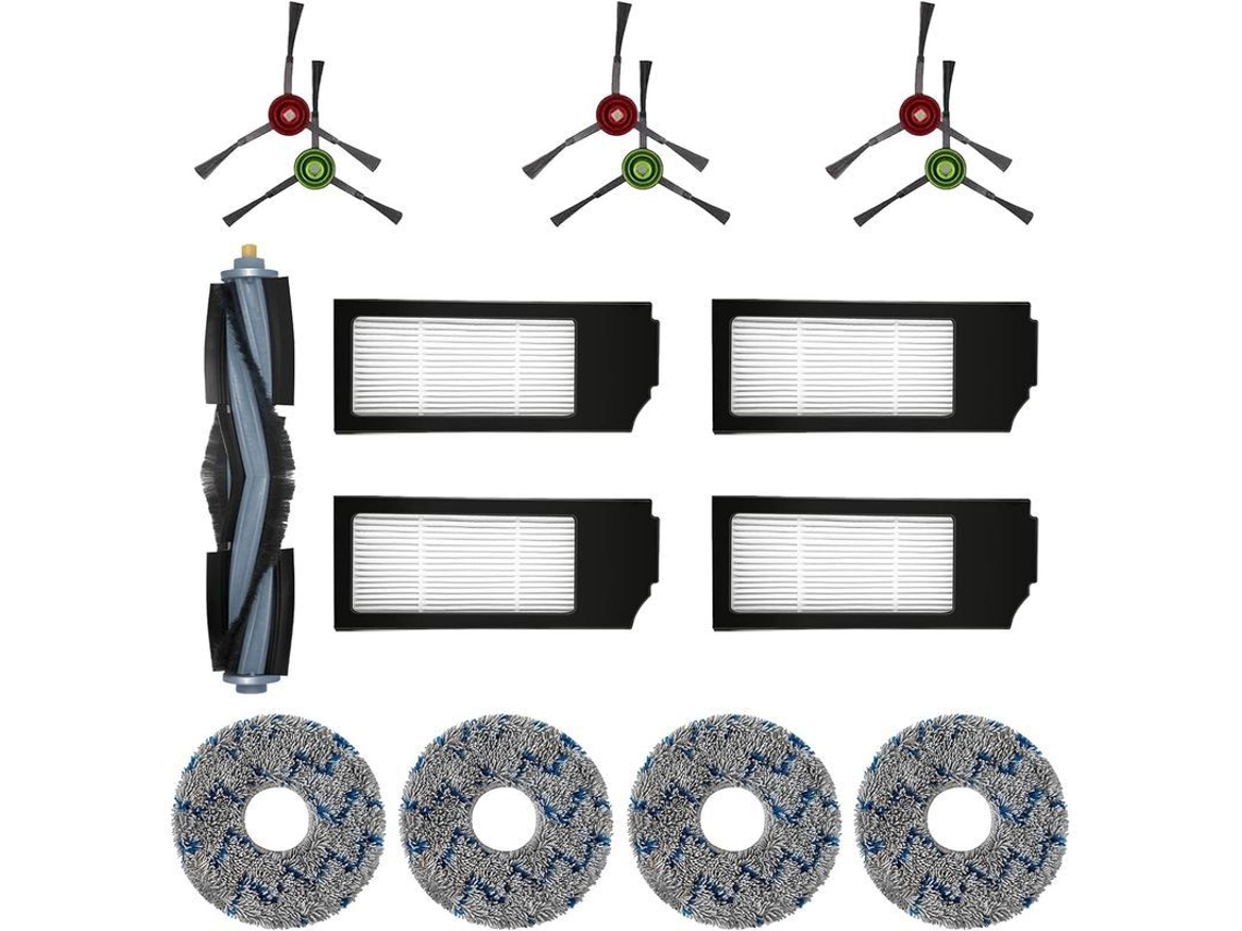 Juego De Paños De Repuesto Para El Cepillo De Filtro Ecovacs Deebot T20 T10 X1 Omni (15 Piezas)