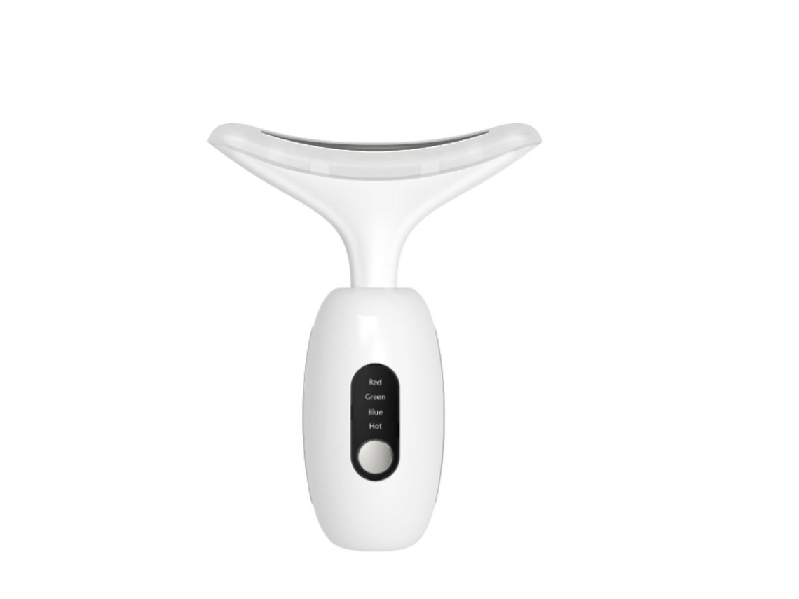 YEMAESRE Kfl-701 Masajeador facial y de cuello para lifting y reafirmación de la piel del cuello Blanco