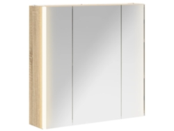 Maison Exclusive - Armario Con Espejo De Baño Roble Sonoma 63,5 X 15,5 X 60,5 Cm