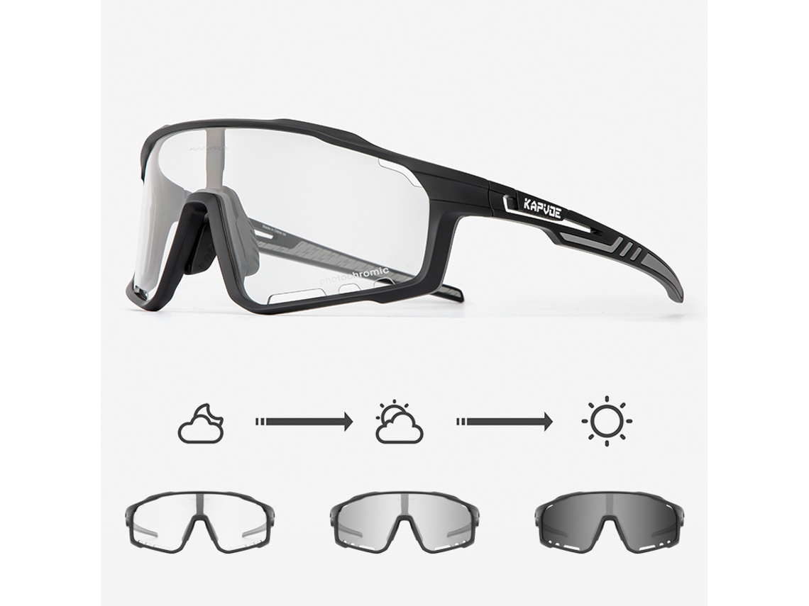 Gafas De Ciclismo Fotocromáticas Para Hombre Y Mujer, Para Deportes Al Aire Libre, Uso Diurno Y Nocturno, Resistentes Al Viento.