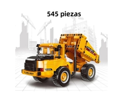 (Estilo 1) Juguete de construcción infantil con bloques de construcción, modelo de excavadora para proyectos de ingeniería de bricolaje.