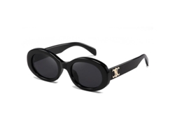 Gafas De Sol Ovaladas Celinn Selin, Modelo Influencer Arch Of Triumph, Logo Dorado, Protección Uv400, Estilo Étnico, Moda Verano 2021.