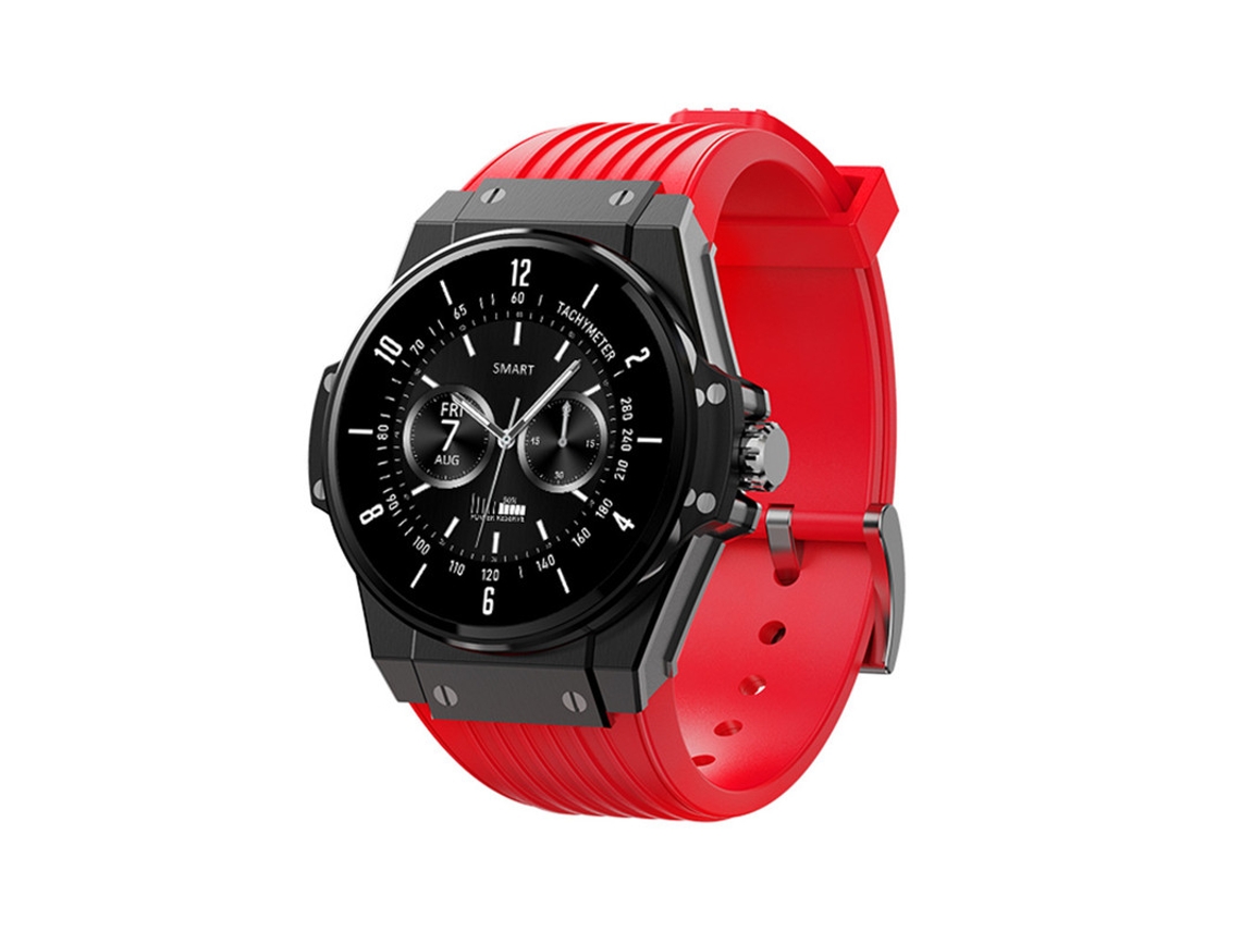 Smartwatch YIZHOOD TE276 30 Días en Espera Ip68 Resistente al Agua Rojo