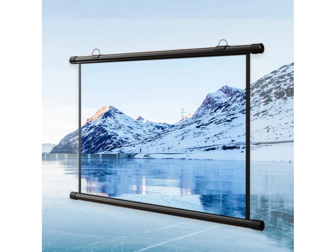 Pantalla De Proyección Retráctil De 30", 40", 50", 60", 72", Formato 4:3, 16:9, Portátil, Para Cine En Casa,