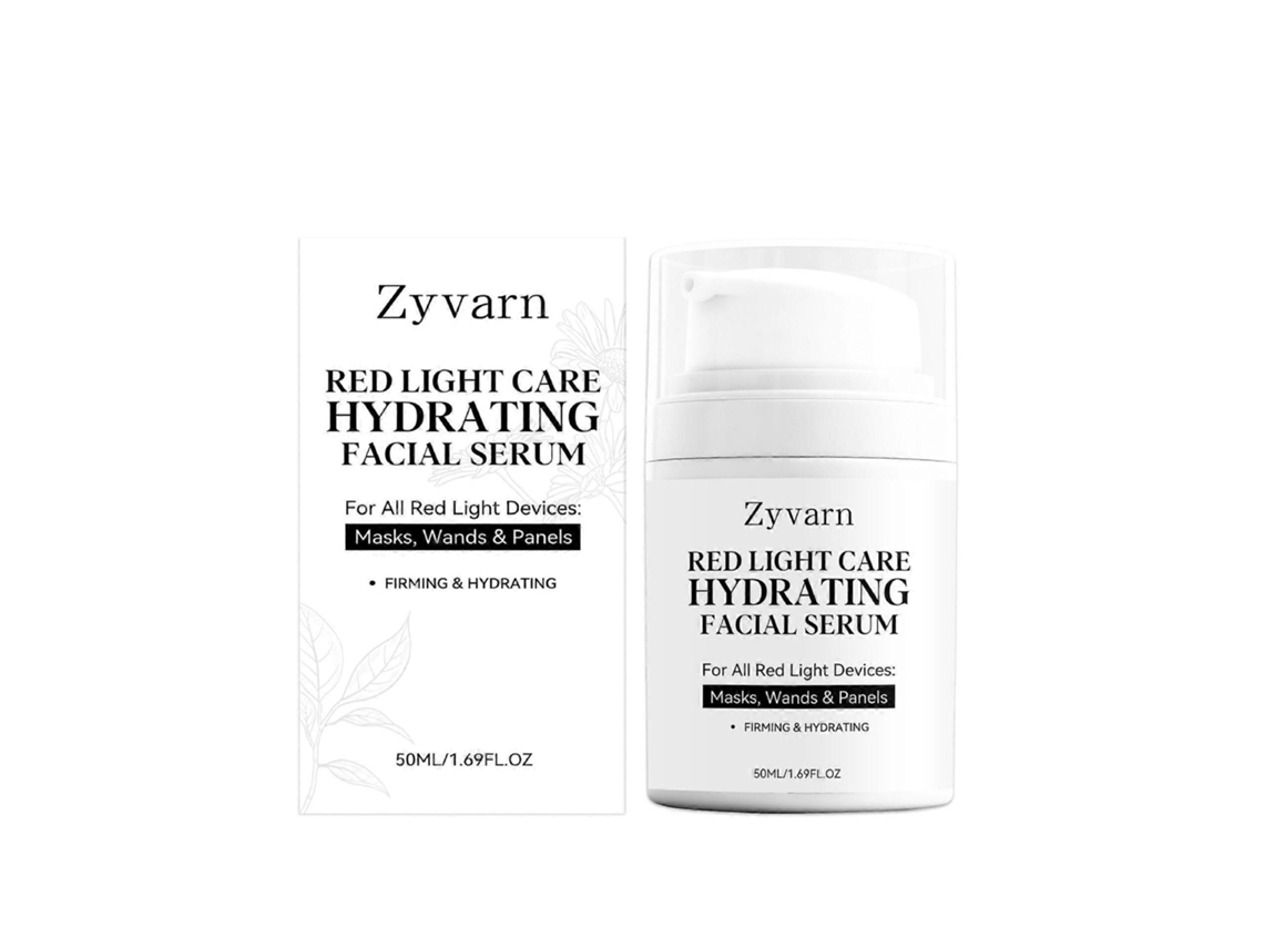 Sérum activador de terapia de luz roja para el rostro, sérum hidratante y reafirmante para dispositivos de luz LED roja, sérum antiedad.