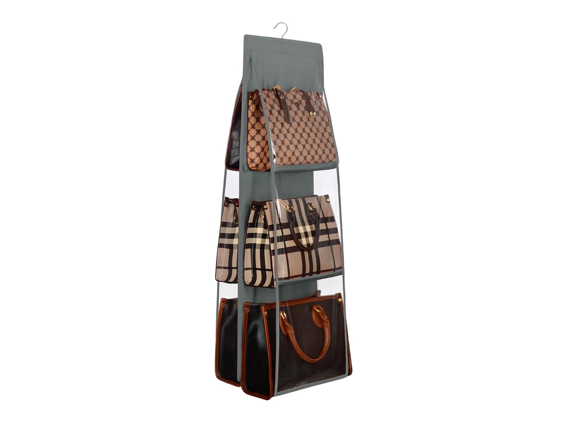 Organizador Bolsos Colgantes Bolsillos MEOIRUERY Gris (35x23x2cm)
