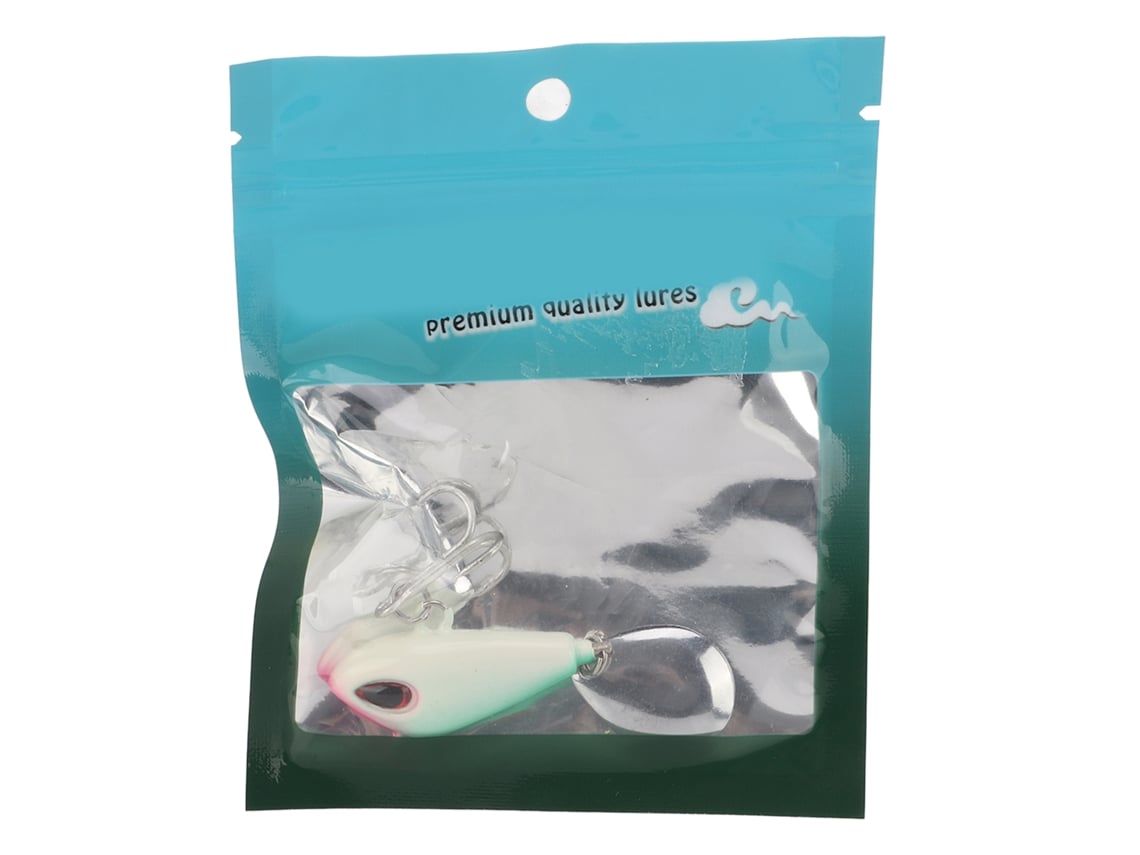 2026rebe-lure De Pesca Vib De Metal 20g Placa Con Ojos 3d Cuerpo Luminoso Bait Artificial Accesorios De Pesca