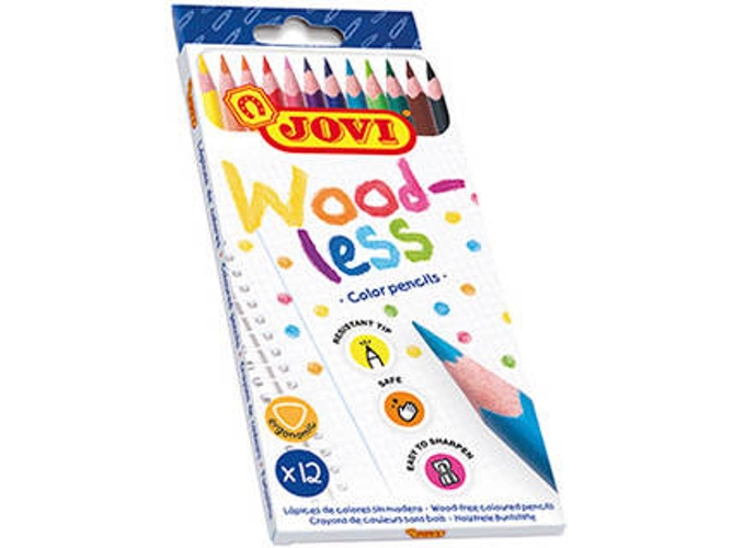 Lápiz de Color Woodless (12 Un - Multicolor)