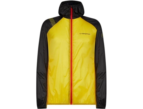 Abrigo para Hombre LA SPORTIVA Blizzard Windbreaker Amarillo para Corrida (XL)