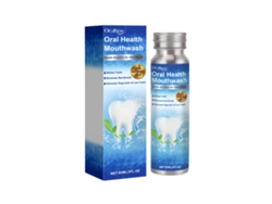 Enjuague bucal blanqueador dental con frescura intensa.
