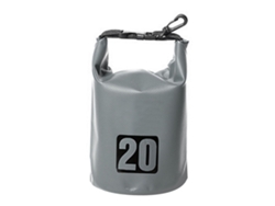 Bolsa Impermeable Tipo Cubo De 20 Litros Para Rafting, Camping, Navegación Y Kayak - Gris