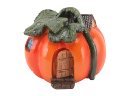 Calabaza decorativa de resina sintética para festivales en interiores y exteriores.