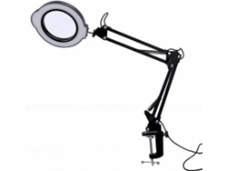 Lupa Cryfokt 10x Com Luz, Lente De Vidro Premium, 5 Temperaturas De Cor, 10 Níveis De Brilho Ajustáveis, Braço Metálico