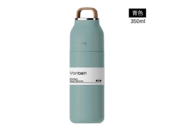 Termo portátil de acero inoxidable de 350 ml, termo al vacío, taza térmica, botella de agua térmica de 12 horas Ly Ebike
