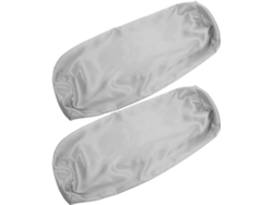 Juego De 2 Fundas Cilíndricas Transpirables De Seda Sintética Con Cremallera Para Almohadas Cervicales.