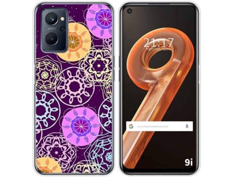 Carcasa Realme 9i TUMUNDOSMARTPHONE Dibujos Radial Multicolor