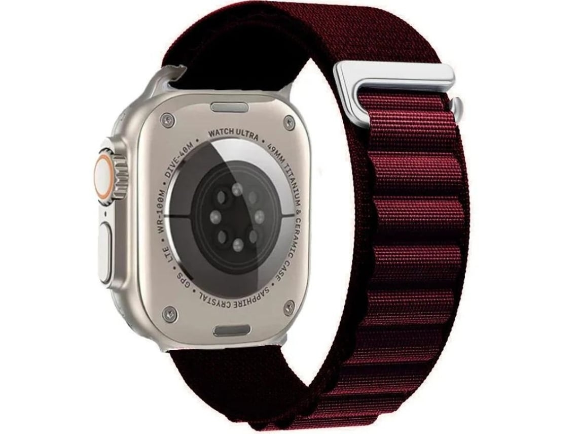 Correa Gancho Alpine para Apple Watch Series 10 46Mm Vino VEANXIN