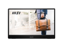 Monitor MSI MP161 E2 (Negro - Full HD - IPS - 15,6" - Enchufe EU)