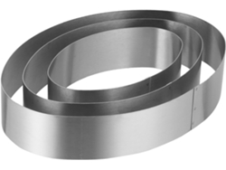 Moldes Ovalados De Acero Inoxidable Para Pasteles, 3 Piezas, Anillos Antiadherentes Para Repostería.