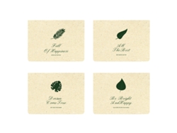 KOFIHETY Tarjetas de felicitación con un rico patrimonio cultural, cartulina verde retro de gramaje alto de 4 x 6 pulgadas, diseños variados con gráficos brill