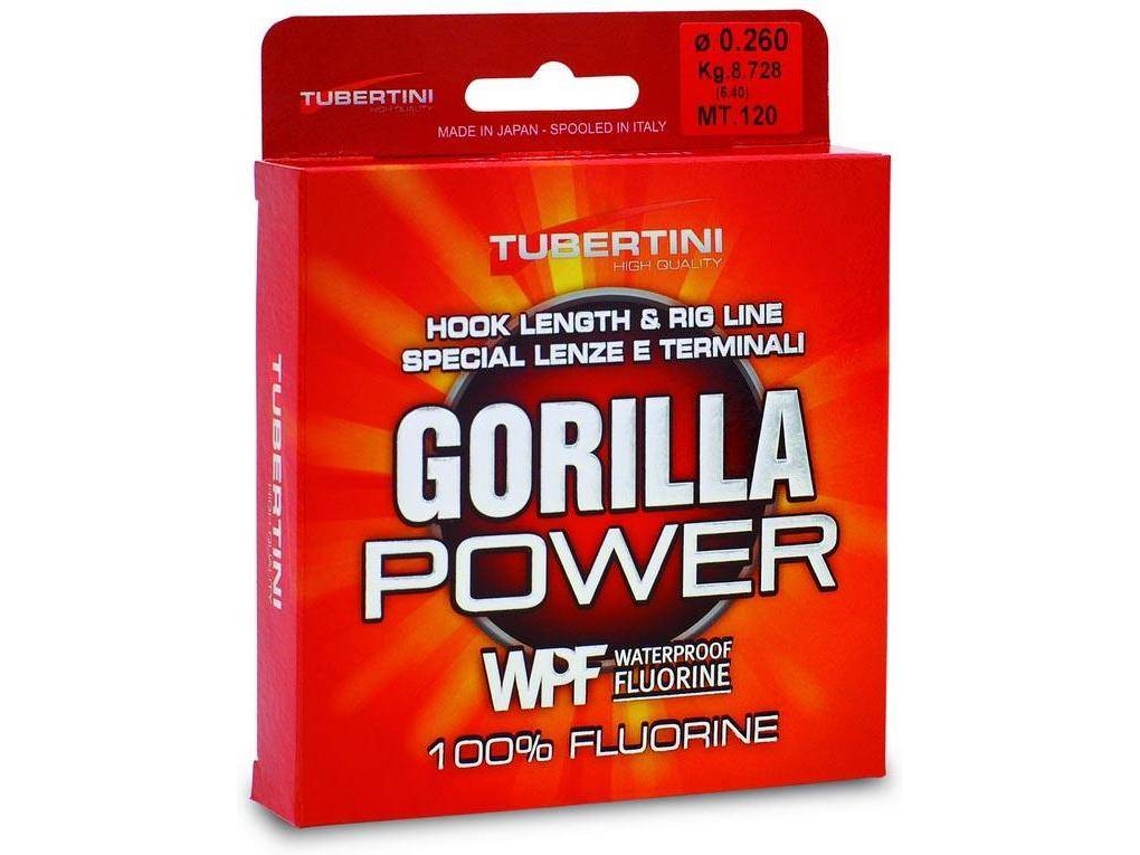 Línea de Pesca de fluorcarbono TUBERTINI Gorilla Power (0.235 mm - 0,20 mm)