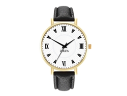 Reloj De Cuarzo Elegante Y Casual Unisex Para Parejas Regalo (negro)