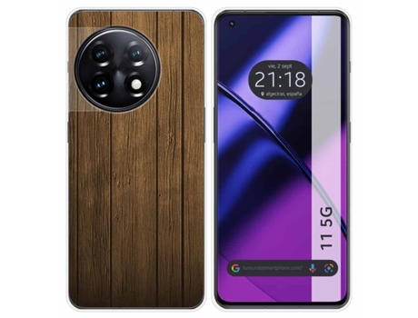 Funda Silicona para Oneplus 11 5G diseño Madera Dibujos