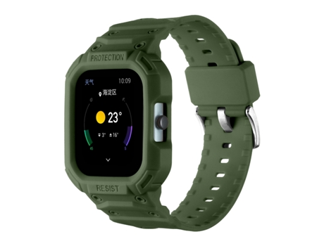 Correa Smartwatch para Amazfit GTS 4/3/2/1 Universal Integrada Silicona (Verde Ejército)