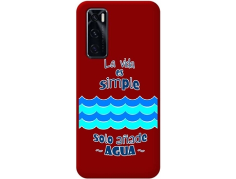 Carcasa Vivo Y70 TUMUNDOSMARTPHONE Agua Rojo