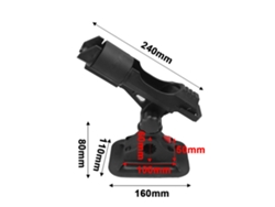 Soporte Ajustable Para Caña De Pescar Para Botes Inflables, Canoas Y Kayaks: Accesorio Práctico Para La Pesca.