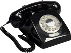 Teléfono GPO RETRO 746 Con Cable Negro
