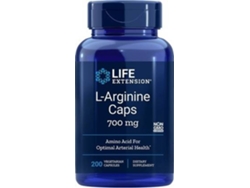 Complemento Alimentar LIFE EXTENSION Arginina (200 cápsulas vegetais)