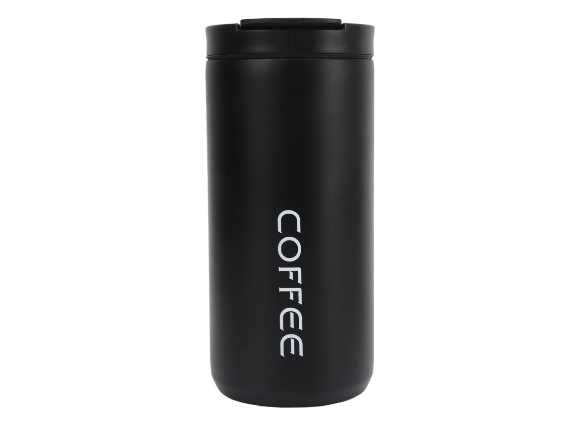 Taza De Café De Acero Inoxidable De 400 Ml Con Aislamiento Al Vacío, Acabado Antideslizante, Estilo Sencillo Mejorado, Portátil.