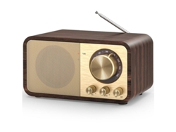 Radio FM Bluetooth retro, radio nostálgica con altavoz de 5 W, radio de transistores Bluetooth retro con batería recargable de 2000 mAh Yizhood