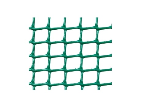 MALLA PLASTICA CUADRADA 0,5x0,5 cm VERDE 1x25 m