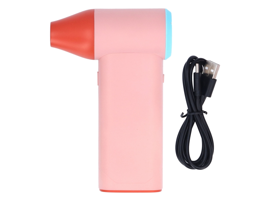 Soplador De Aire Eléctrico Jet Dry De 130000 Rpm, Recargable, Inalámbrico, Para Limpiar Teclados De Pc Y Automóviles (rosa).