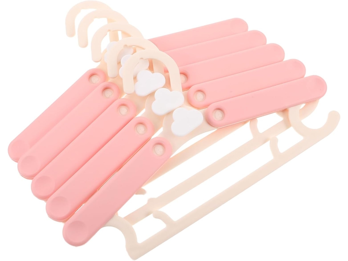 Juego De 5 Perchas Para Ropa Infantil, Plástico