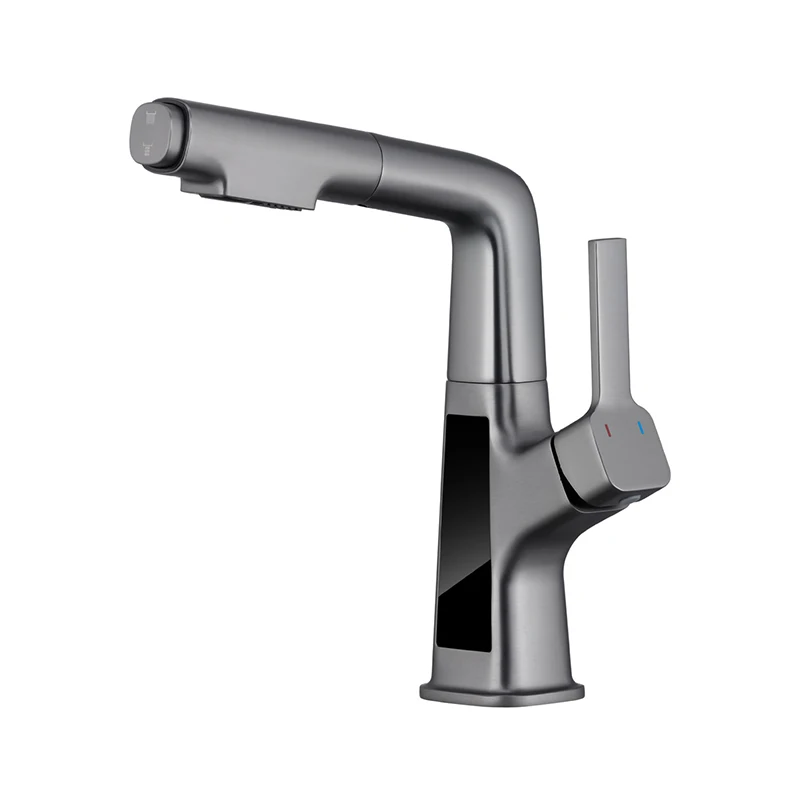 Grifo De Baño Inteligente Con Pantalla Digital De Temperatura (gris)