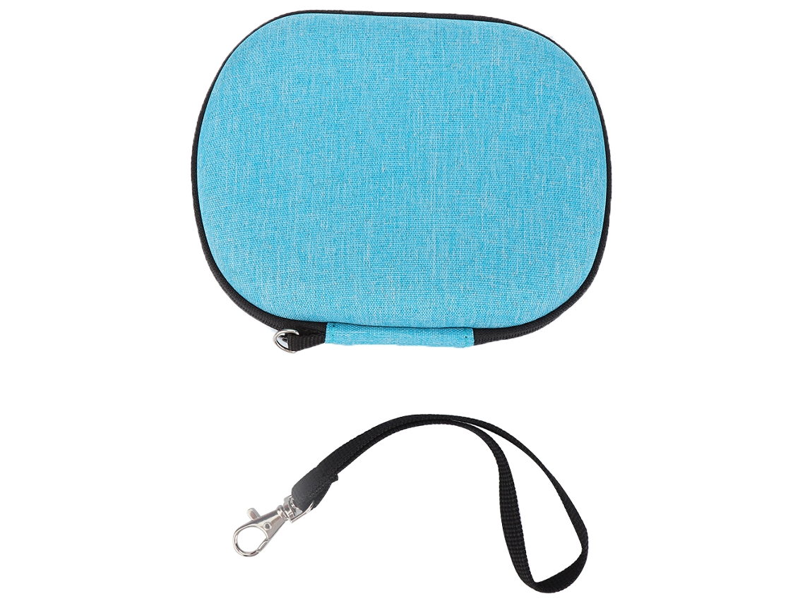 Bolsa Portátil De Armazenamento Para Máquina De Depilação Feminina Epilador Contêiner Azul