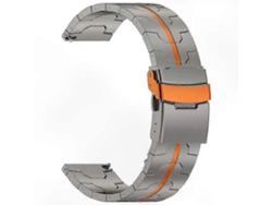 Pulseira De Titânio Para Relógios E Smartwatches, Com Elos De 20 Mm E 22 Mm.