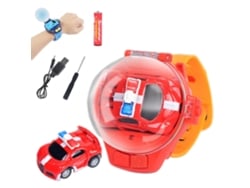 Mini Coche Teledirigido Con Reloj, Rc 2.4ghz, Luz Led, Regalo Para Niños De 3 Años En Adelante.