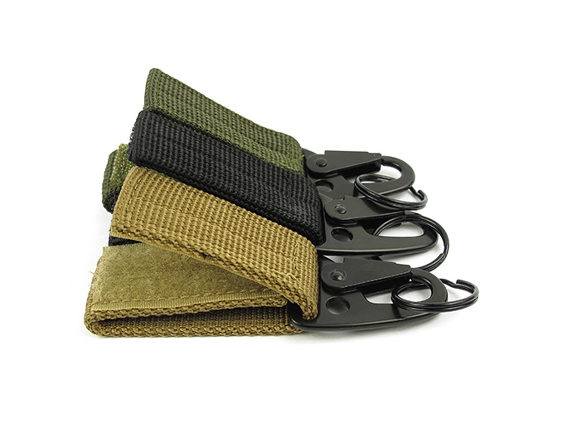 Hebilla De Nailon De Alta Resistencia Con Sistema Molle, Gancho Para Llave Y Cinturón, Herramienta Para Acampar.