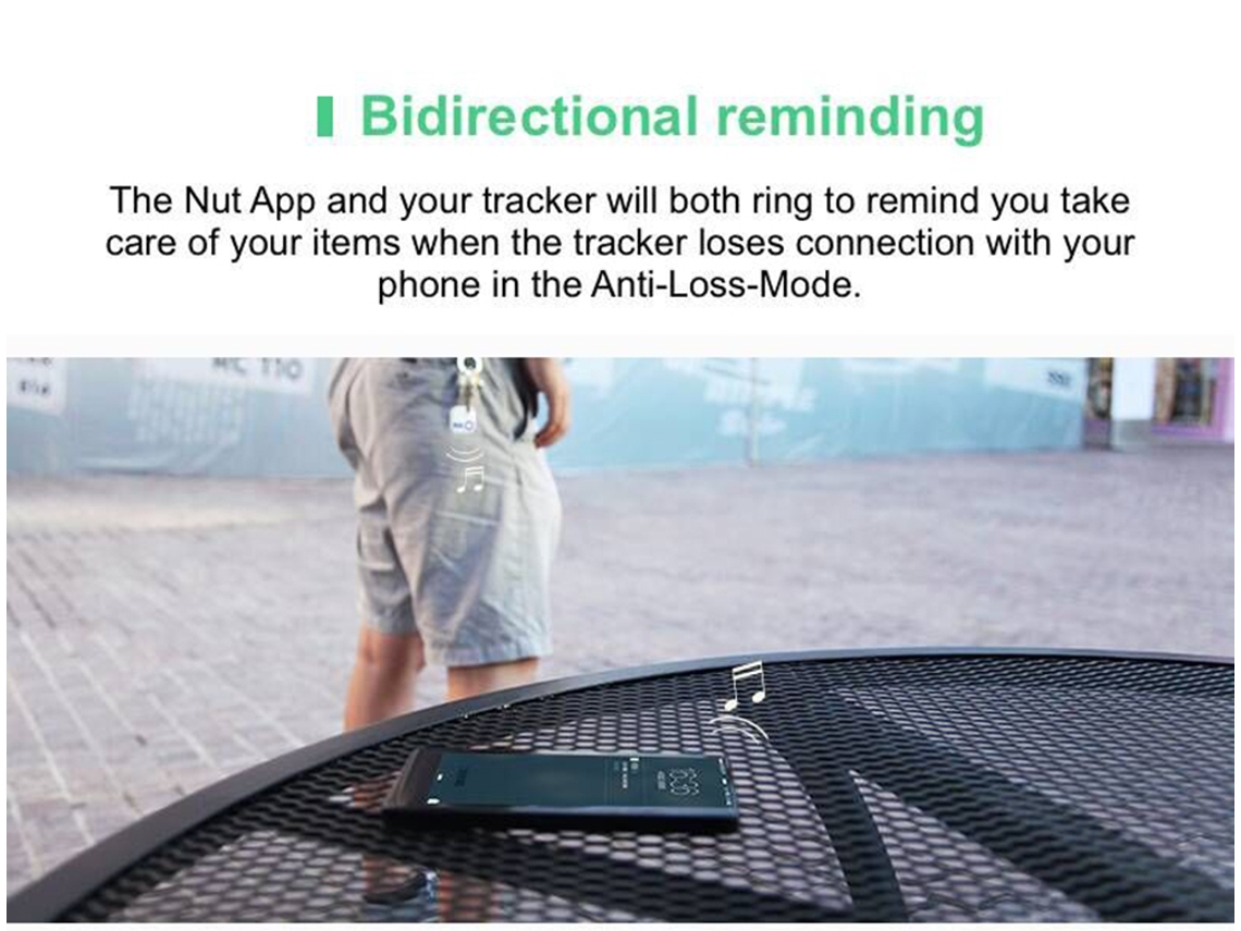 Rastreador Inteligente Antipérdida Nut 2 Mini Bluetooth Para Niños, Ideal Para Llaves Y Cartera.