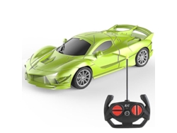 Coche Teledirigido Recargable A Escala 1:18 Con Batería Y Mando De 2,4 Ghz Incluidos.